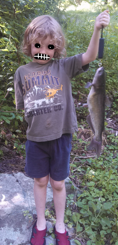 Record Catfish .84lbs.